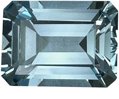 11x8mm Emerald Cut AA Color Aquamarine