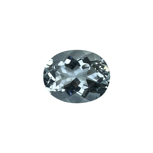 10.2x8.1mm Oval AA Color Aquamarine