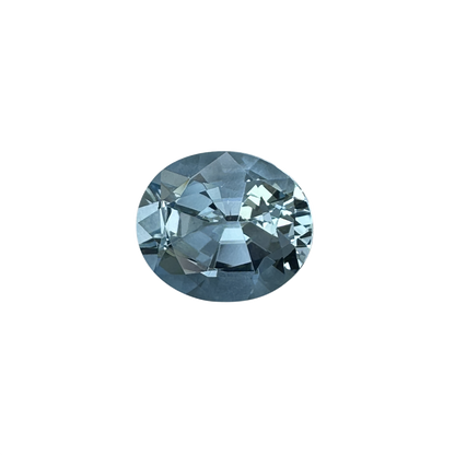 12x10mm Oval AA+ Color Aquamarine