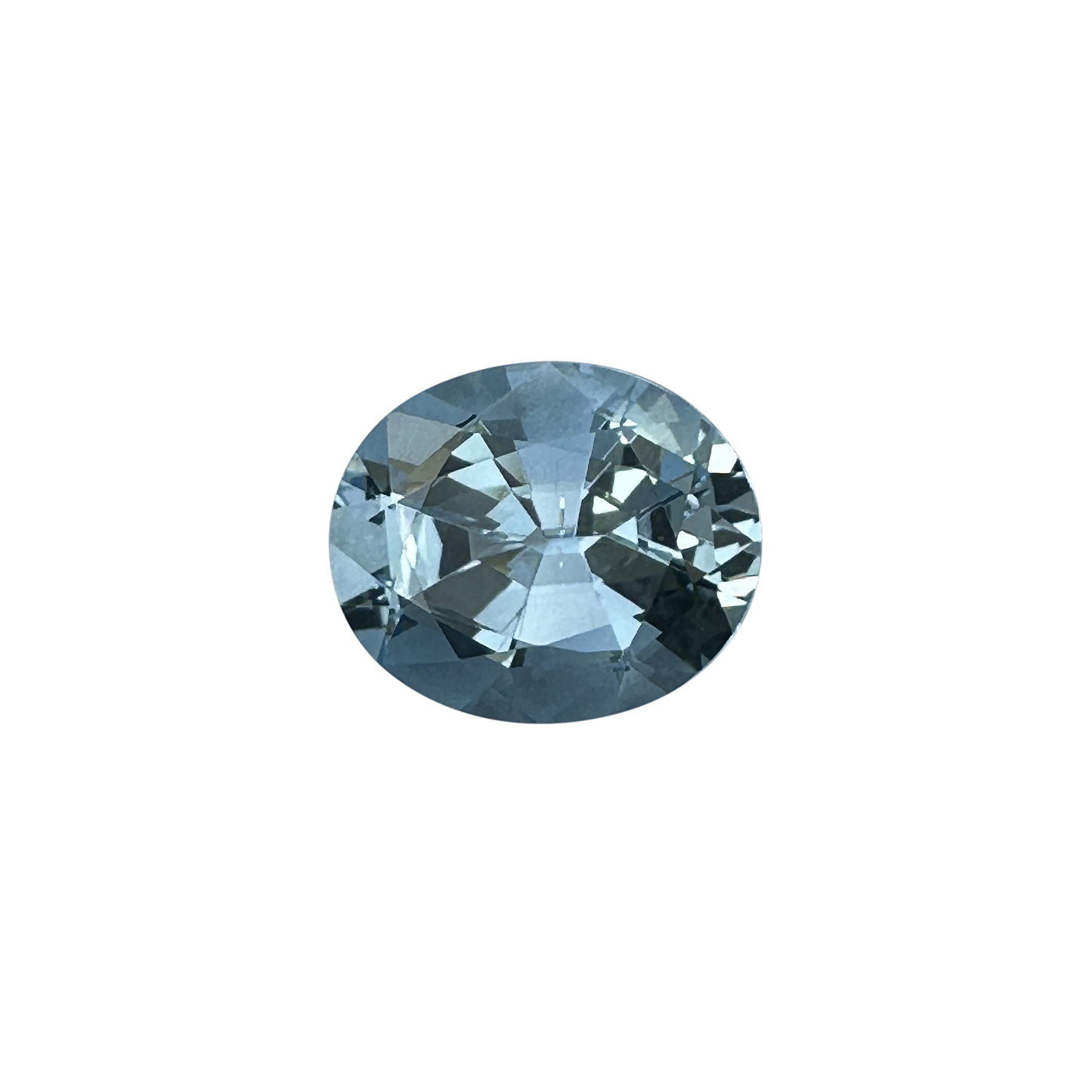 12x10mm Oval AA+ Color Aquamarine