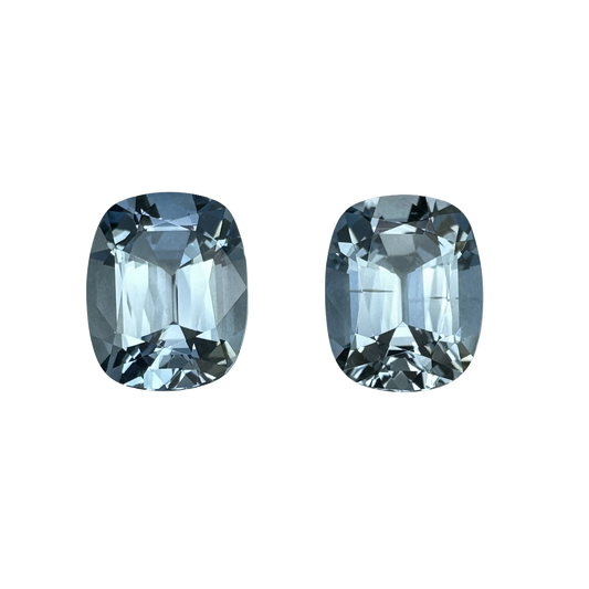 10x8mm Cushion AA Color Aquamarine Pair