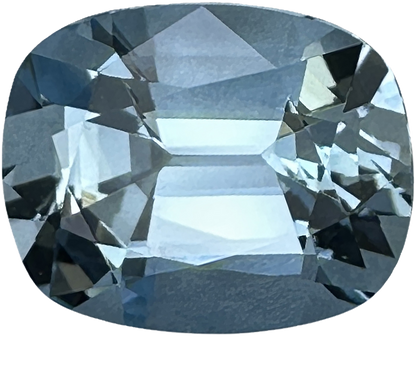 10x8mm Cushion AA Color Aquamarine