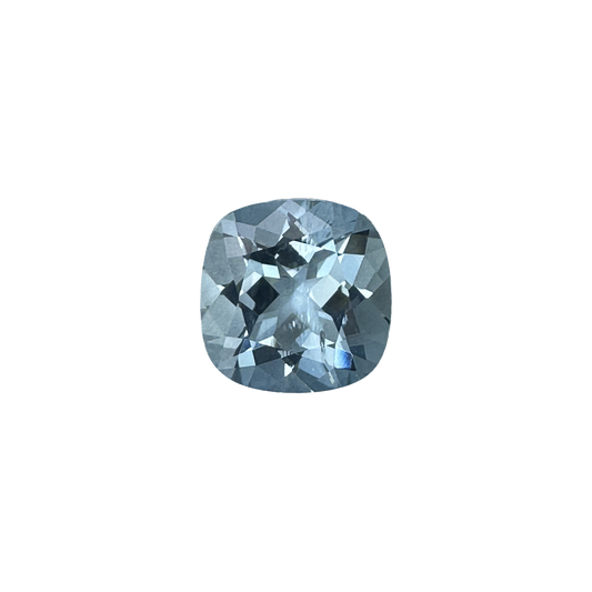 10mm Cushion A+ Aquamarine