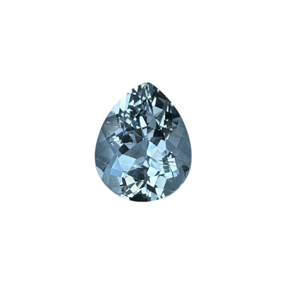 3.29ct Pear Shape AA Color Aquamarine