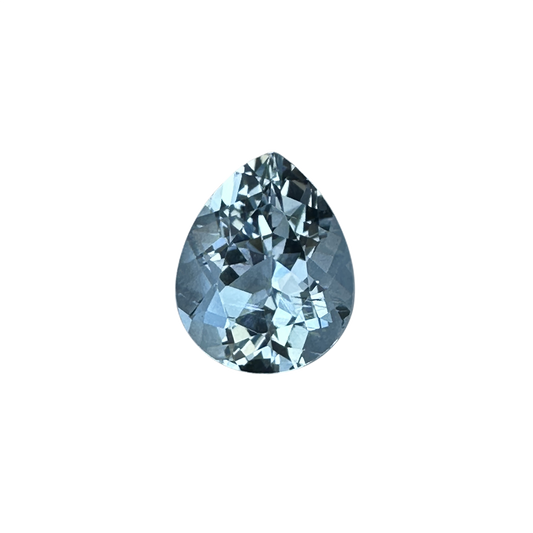 3.29ct Pear Shape AA Color Aquamarine