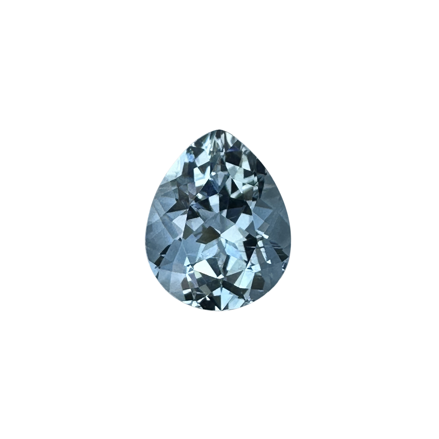 3.29ct Pear Shape AA Color Aquamarine