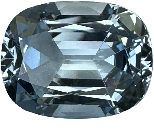 5.95ct Cushion Very Light Aquamarine