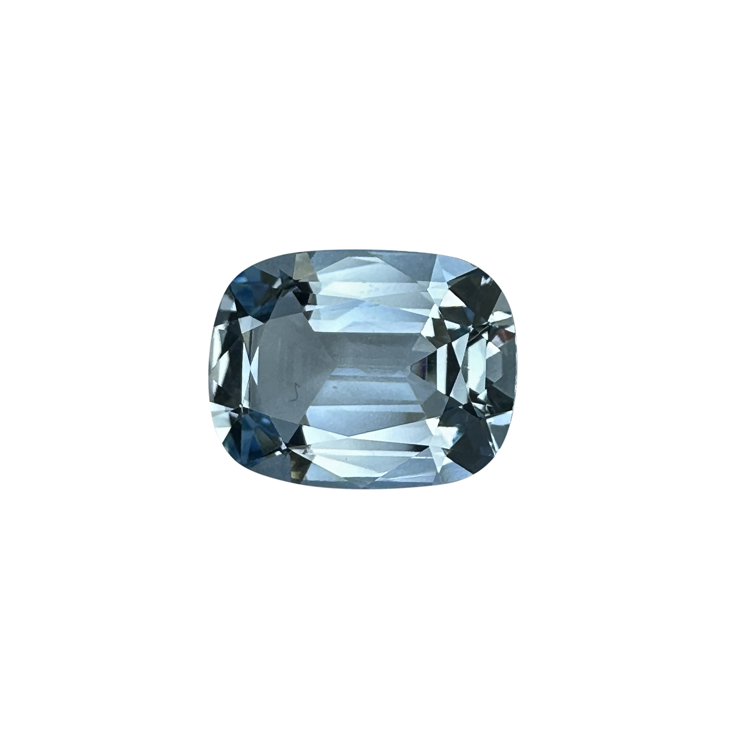 4.66ct Cushion Very Light Aquamarine