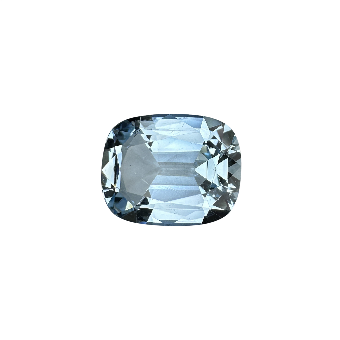 4.66ct Cushion Very Light Aquamarine