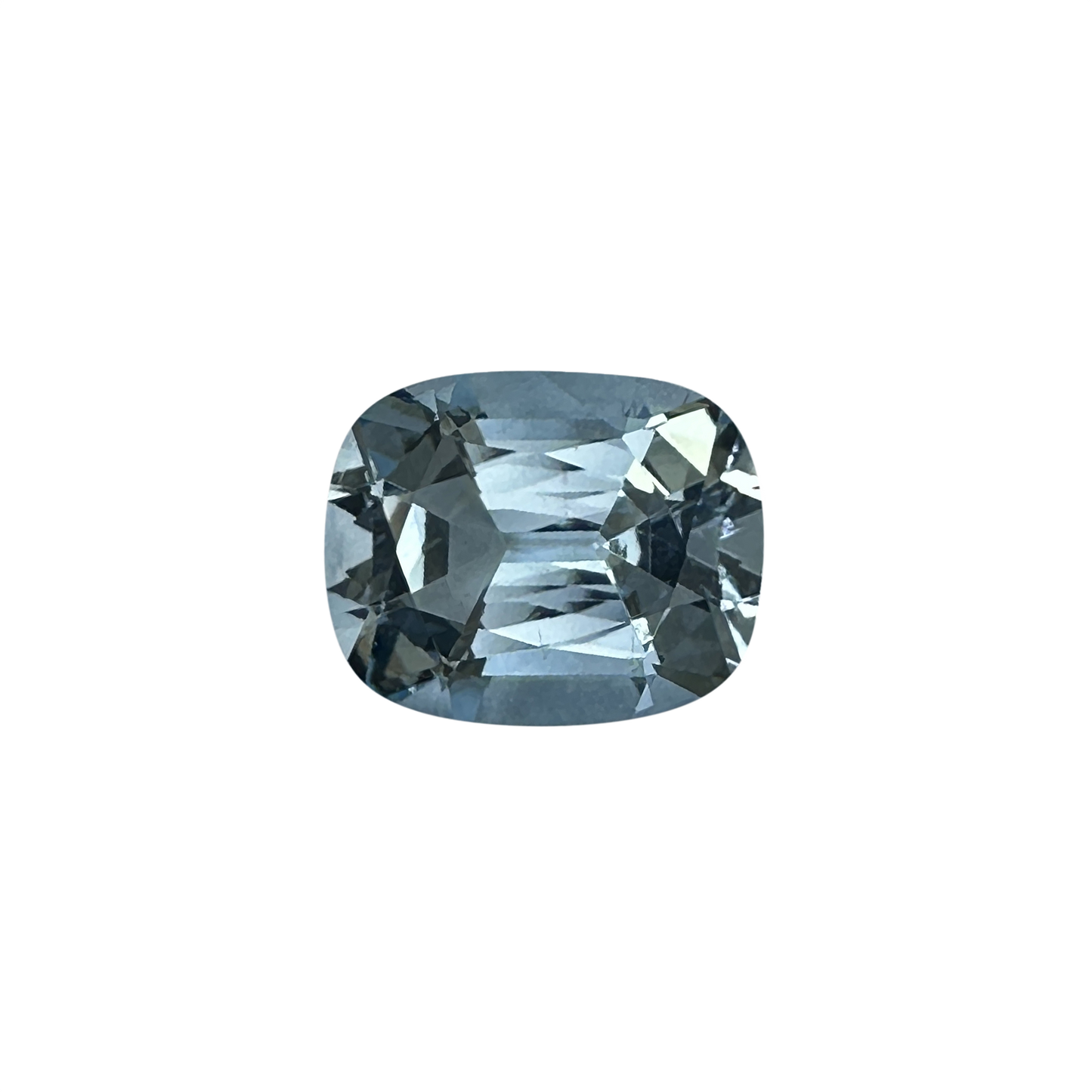 3.67ct Cushion A Color Aquamarine