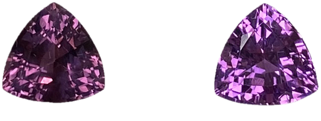 2.69ct Trillion Color Change Garnet