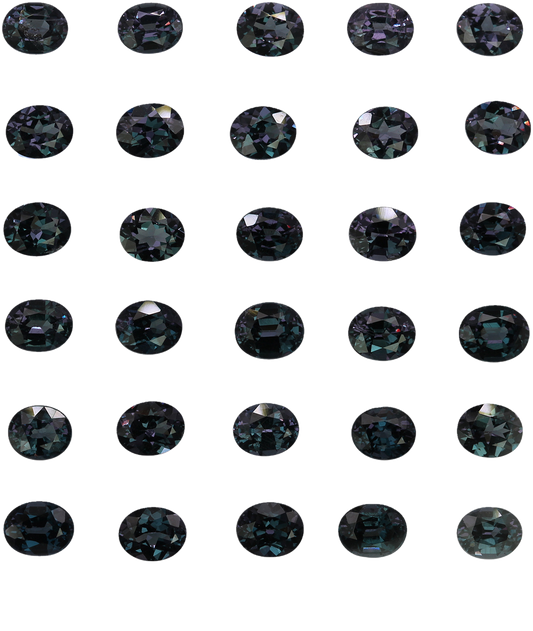 5x4mm Oval Deep Color Color Change Garnet
