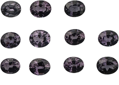 5.5x4.5mm Oval Deep Color Color Change Garnet