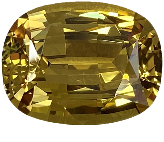 9.64ct Cushion Yellow-Green Crysoberyl