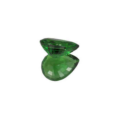 4.04ct Pear Shape Fine Green Chrome Tourmaline