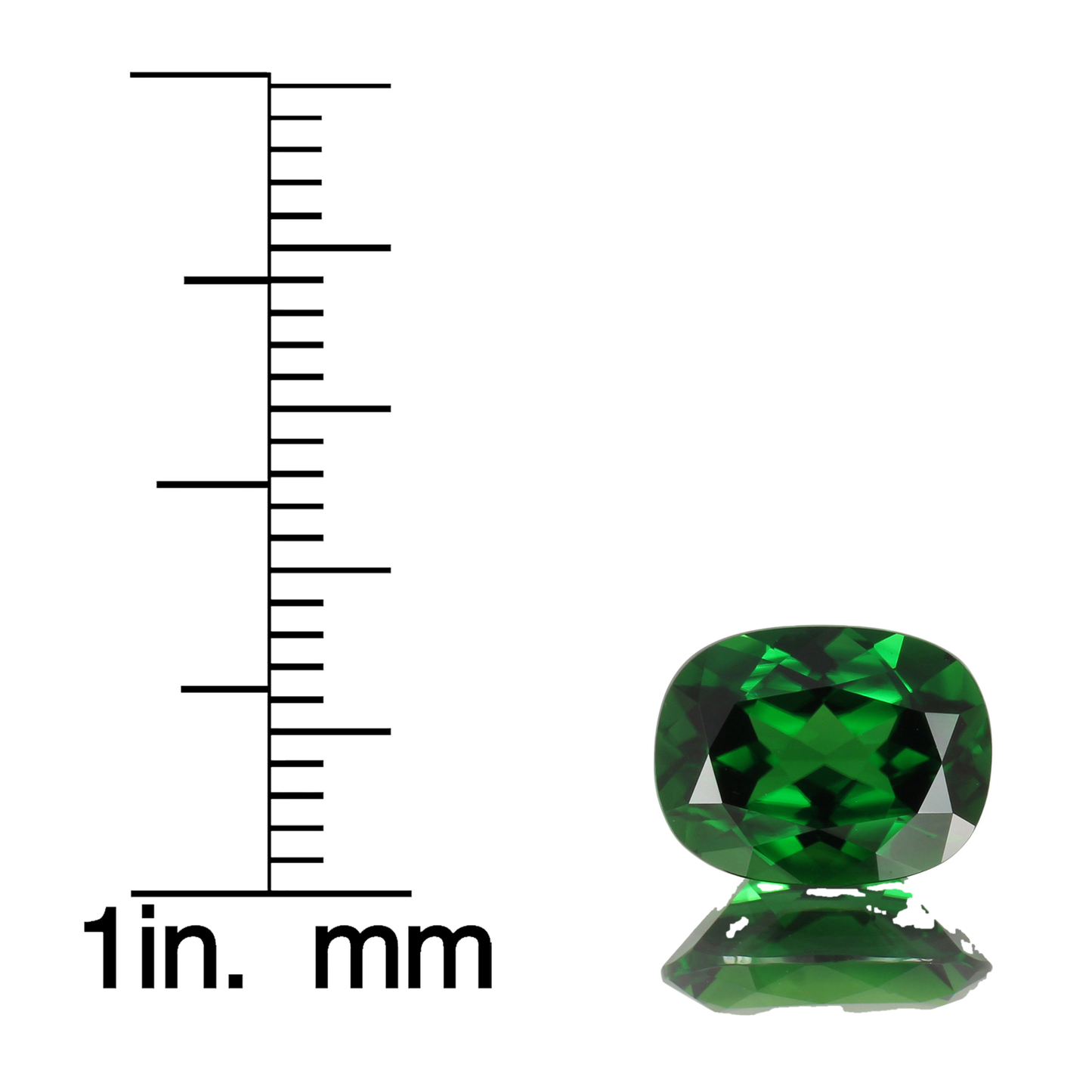 3.14ct Cushion Chrome Tourmaline