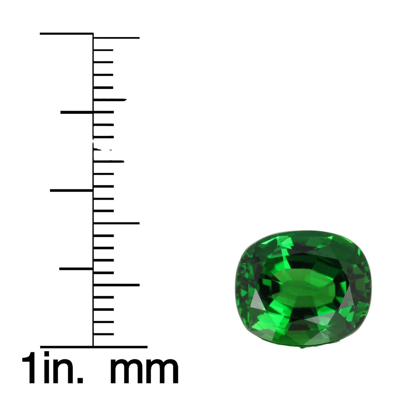 4.06ct Cushion Fine Green Chrome Tourmaline
