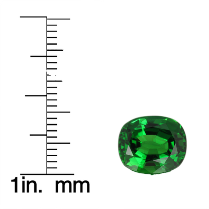 4.06ct Cushion Fine Green Chrome Tourmaline