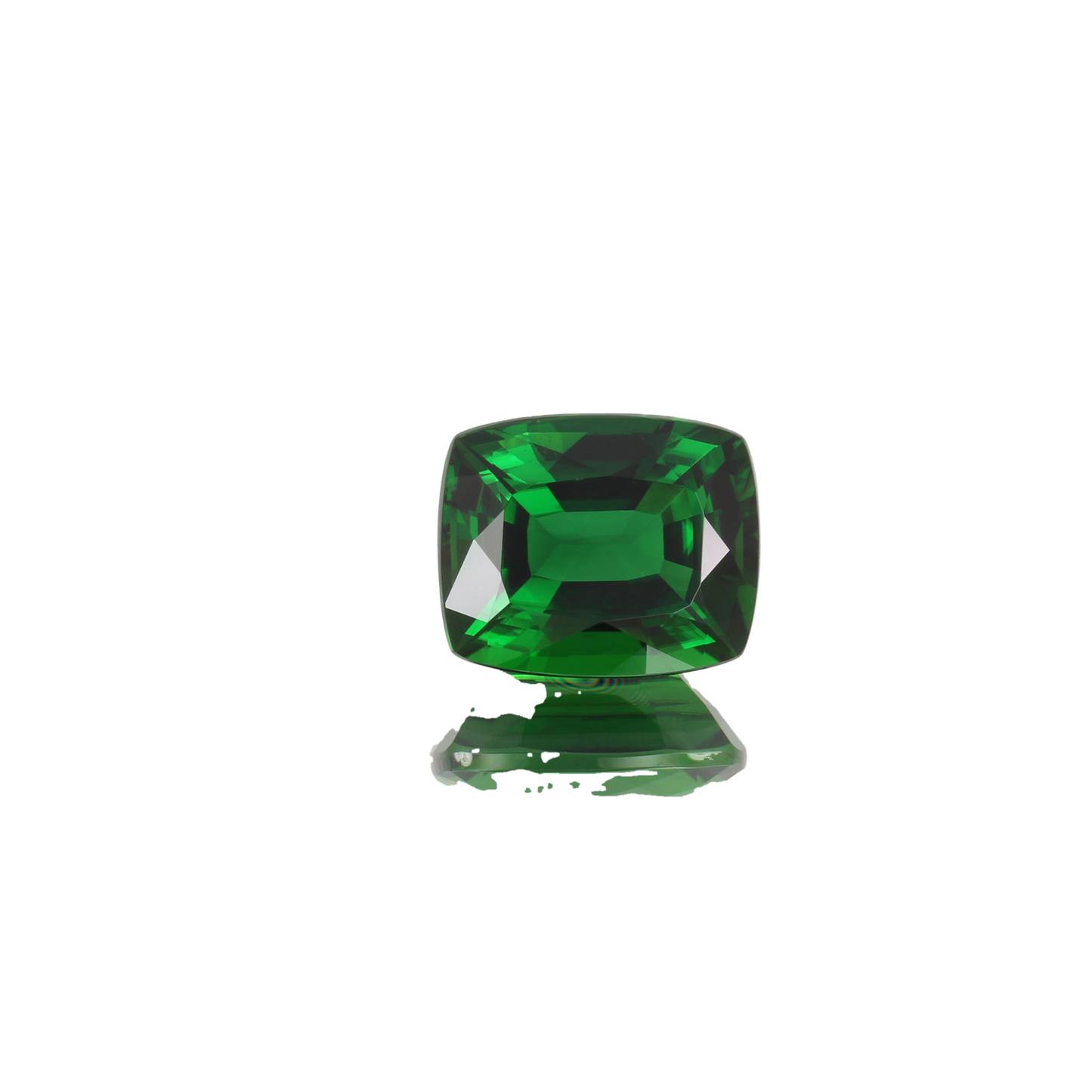 3.73ct Cushion Fine Deep Green Chrome Tourmaline