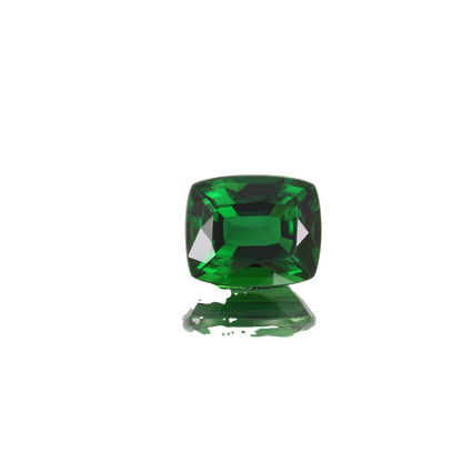 3.73ct Cushion Fine Deep Green Chrome Tourmaline