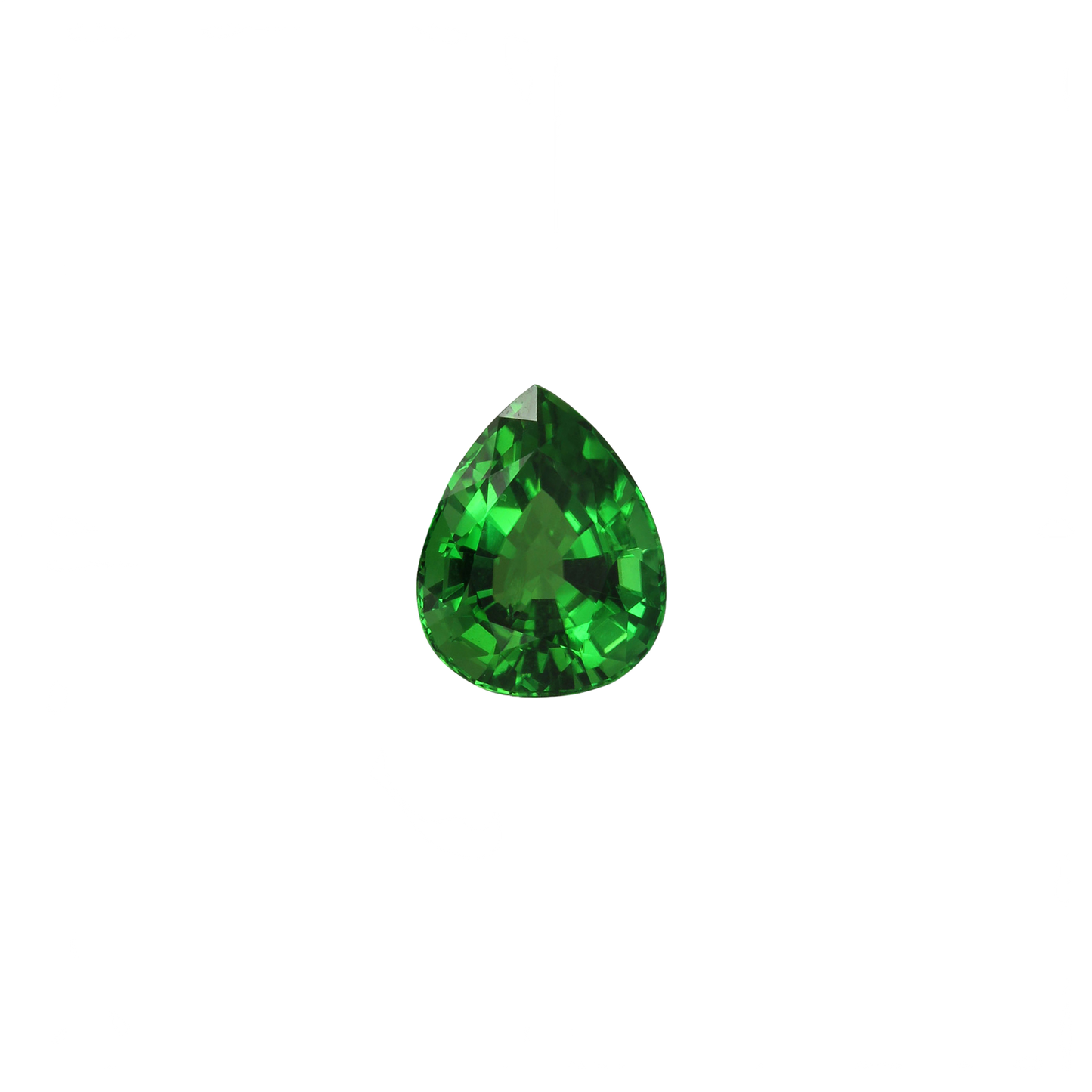 2.59ct Pear Shape Fine Green Chrome Tourmaline