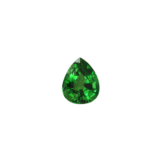 2.59ct Pear Shape Fine Green Chrome Tourmaline