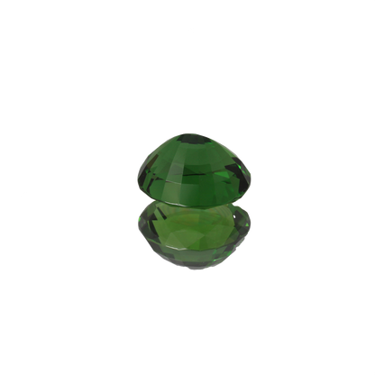 7.37ct Oval Bright Yellowish Green Chrome Tourmaline