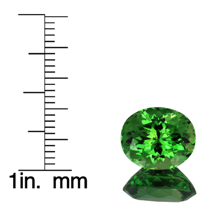 6.21ct Oval Chrome Tourmaline