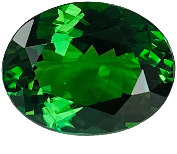 5.89ct Oval Chrome Tourmaline