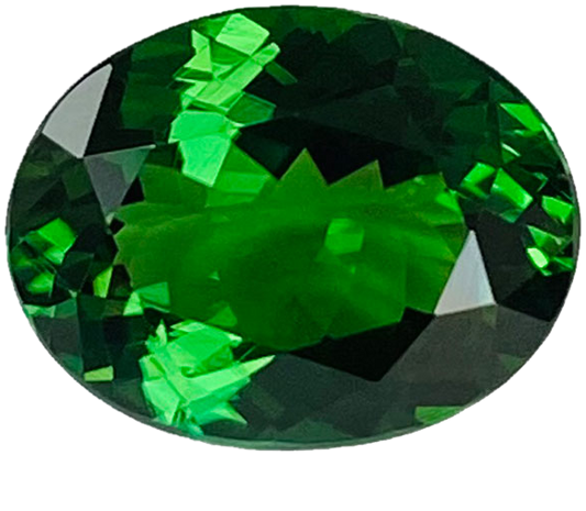 5.89ct Oval Chrome Tourmaline