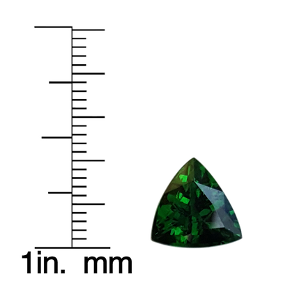 2.92ct Trillion Fine Deep Green Chrome Tourmaline