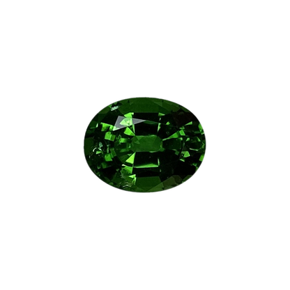 9x7mm Oval Fine Green Chrome Tourmaline Pair