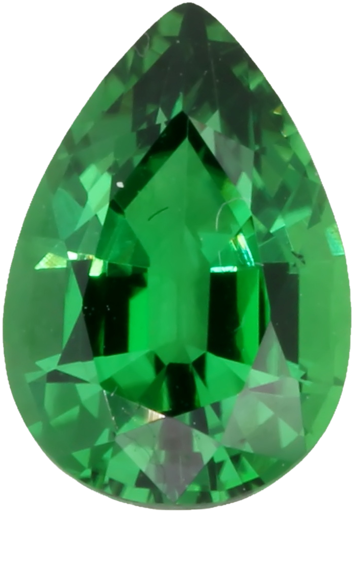 1.5ct Pear Shape Chrome Tourmaline