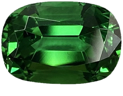 4ct Cushion Fine Green Chrome Tourmaline