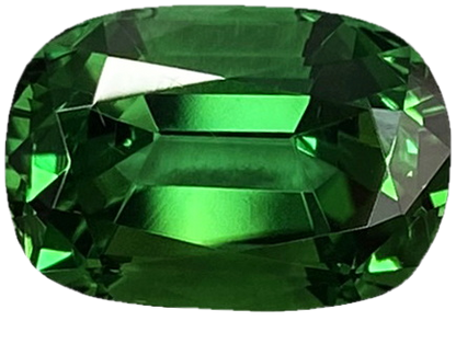 4ct Cushion Fine Green Chrome Tourmaline
