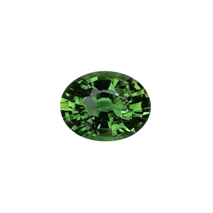 7.35ct Oval Medium Green Chrome Tourmaline