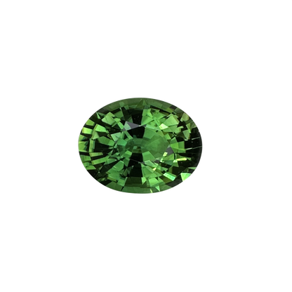 7.35ct Oval Medium Green Chrome Tourmaline
