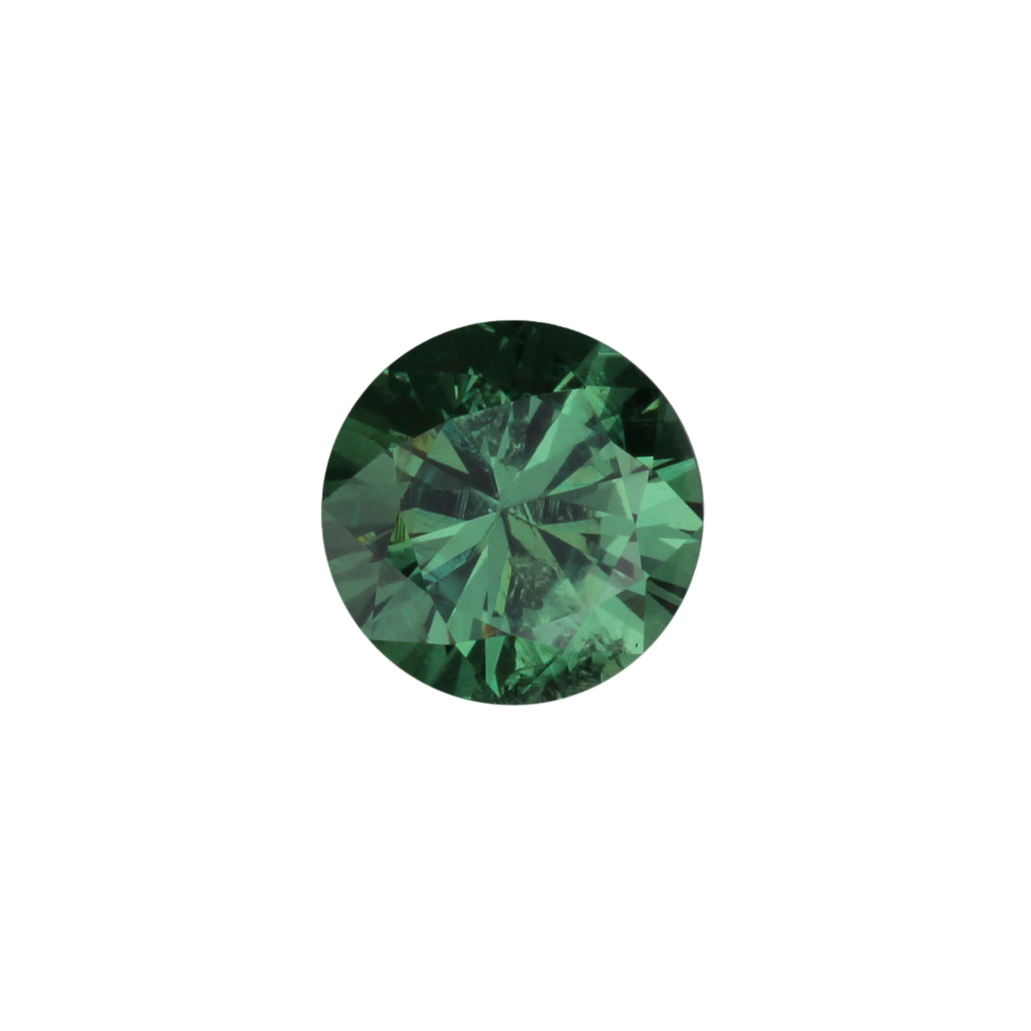 8.0mm Round Minty Green  Demantoid Garnet