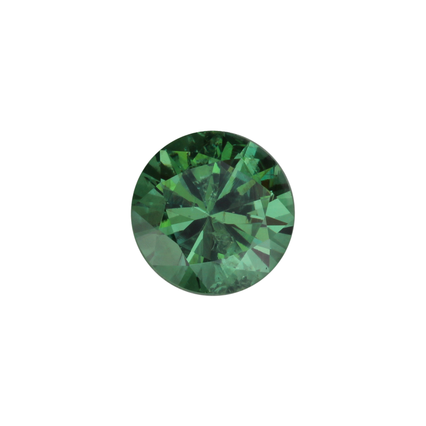 8.0mm Round Minty Green  Demantoid Garnet