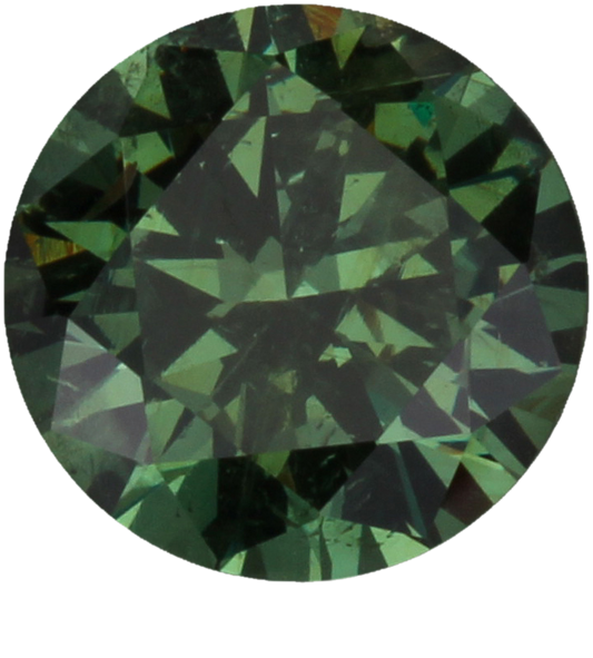 2.83ct Round Fine Demantoid Garnet