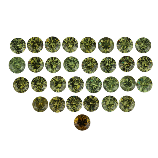 Demantoid Garnet Round 4.5mm