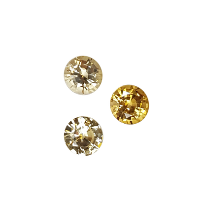 5.6mm Round Light Yellow Grossular Garnet
