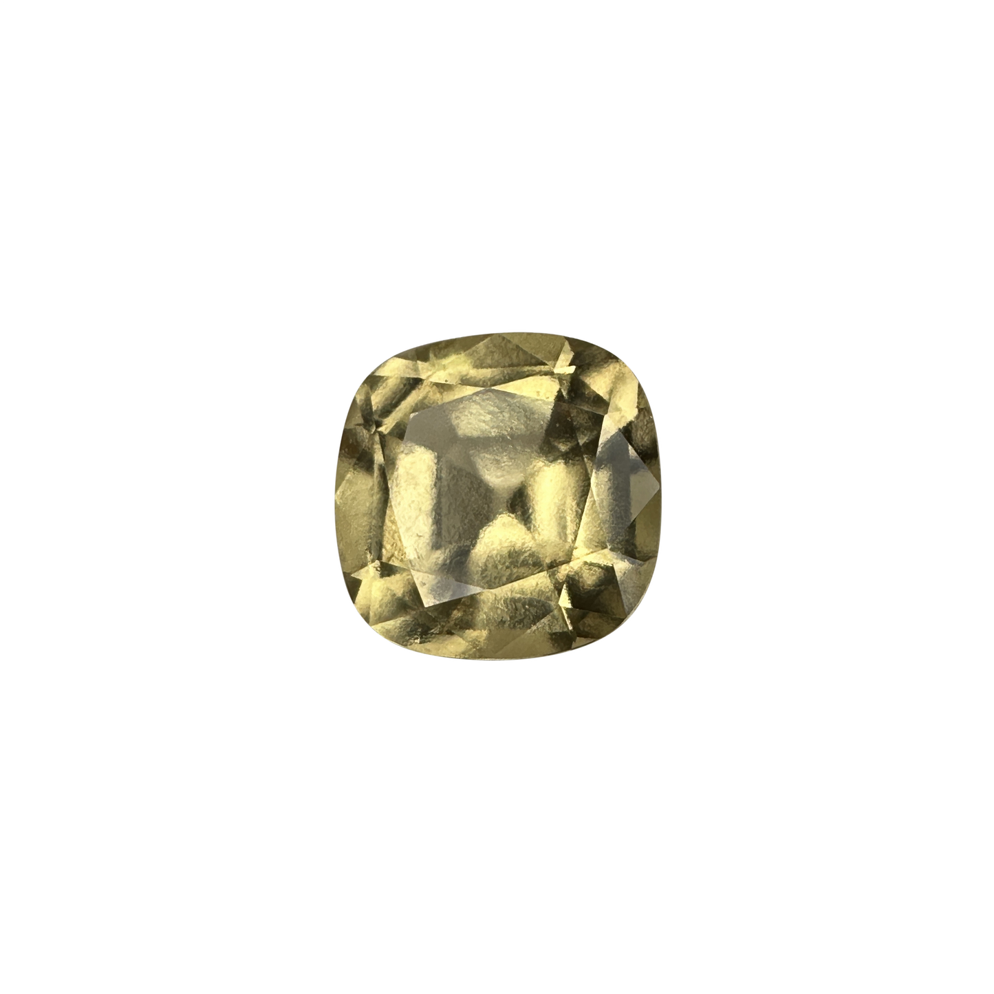 6.9ct Cushion Y Color Grossular Garnet