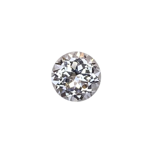 6.3mm Round Light Grey Spinel