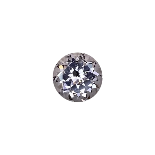 6.7mm Round Light Grey Spinel