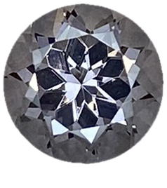 6.1mm Round Light Grey Spinel