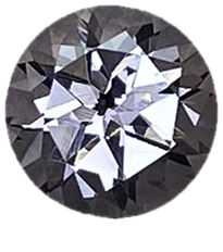 5.75mm Round Light Grey Spinel