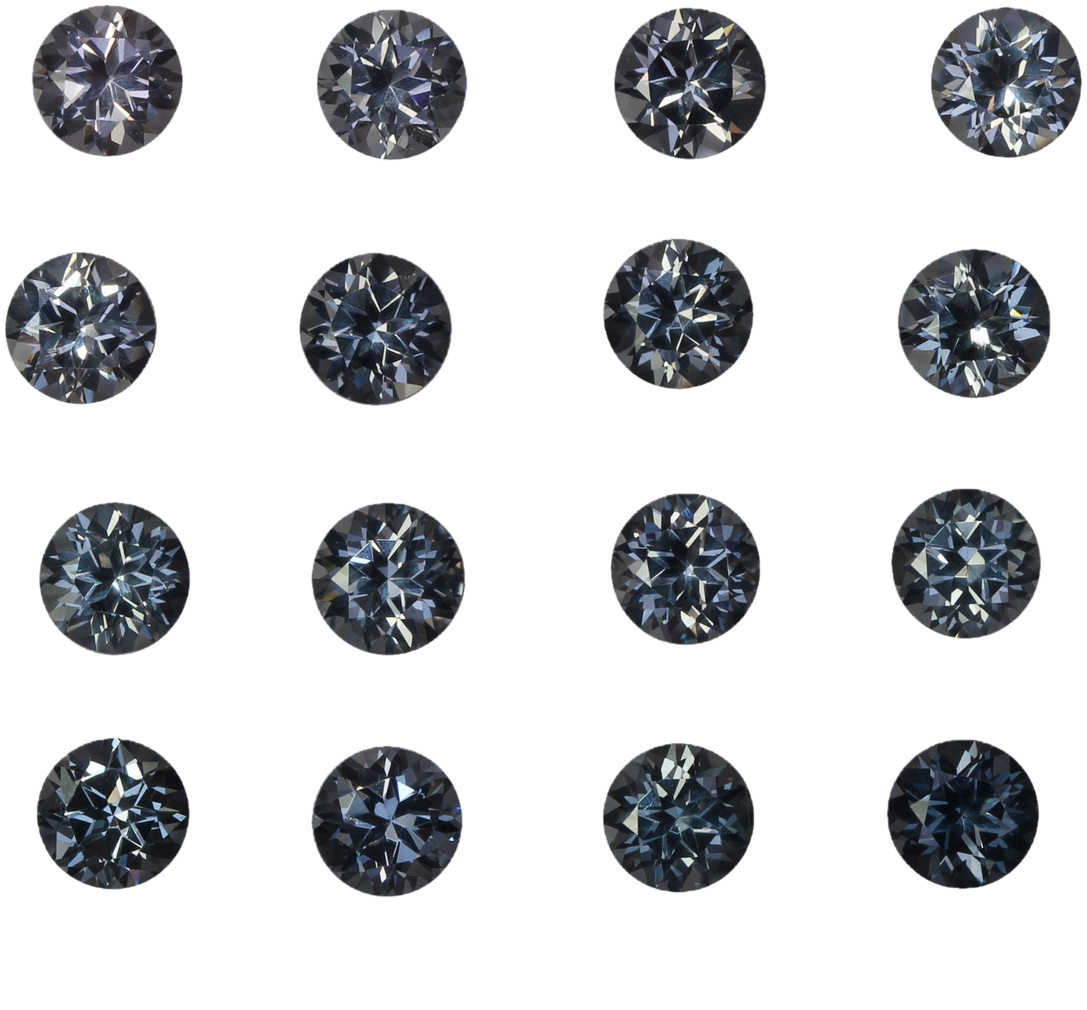 4.5mm Round Grey Spinel