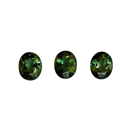 11x9mm Oval Mint Green Tourmaline Set