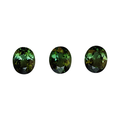 11x9mm Oval Mint Green Tourmaline Set